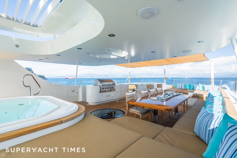 Onboard 42m serene Moonen superyacht Serenity