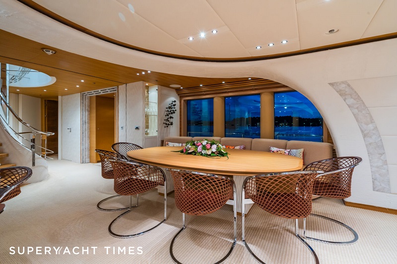 Onboard 42m serene Moonen superyacht Serenity