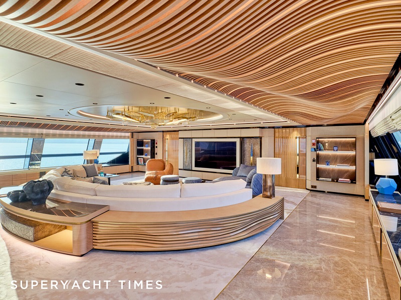 Onboard 78m Golden Yachts superyacht O'Rea