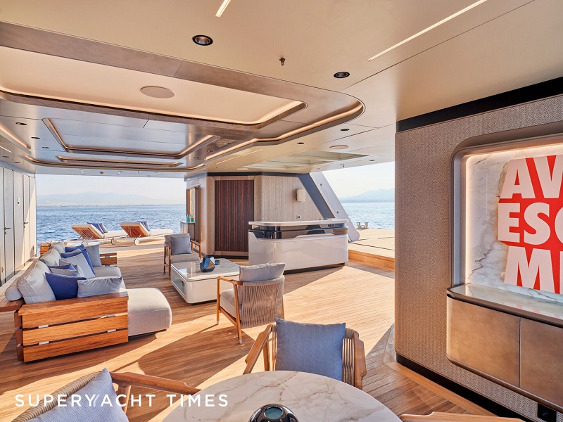 Onboard 78m Golden Yachts superyacht O'Rea