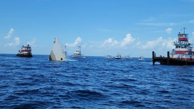 This 126-Foot Yacht Was Just Transformed Into an Artificial Reef