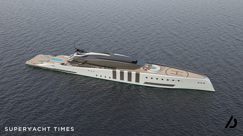 Introducing Eleuthera: The 111m automotive inspired superyacht concept
