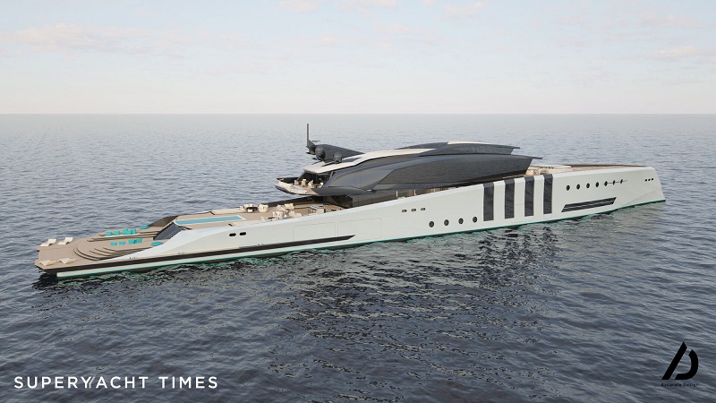 Introducing Eleuthera: The 111m automotive inspired superyacht concept