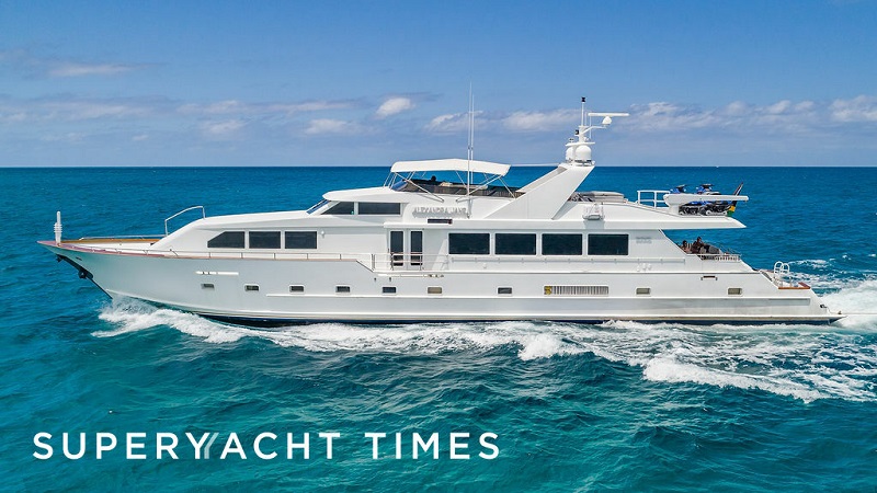 34m Broward motor yacht Alexandra Jane for sale