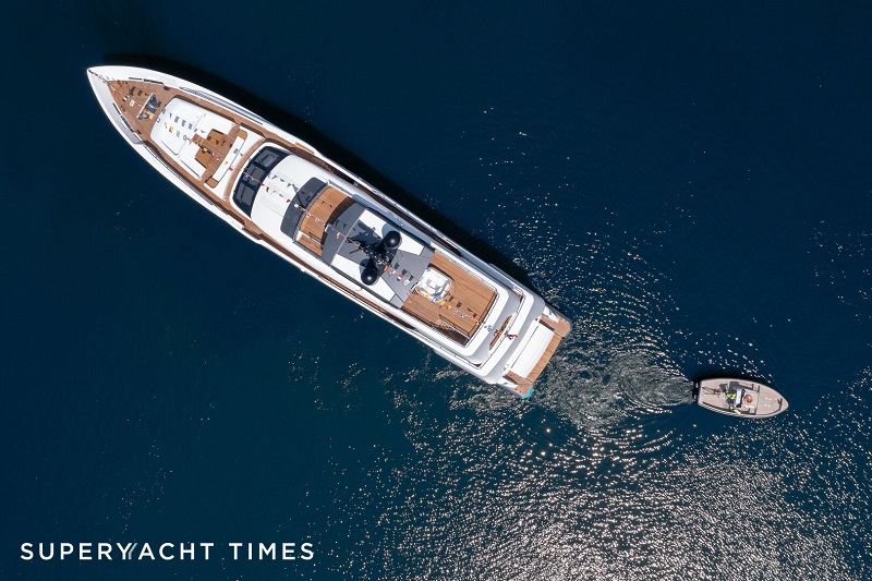 Second 43m Custom Line 140 superyacht launched