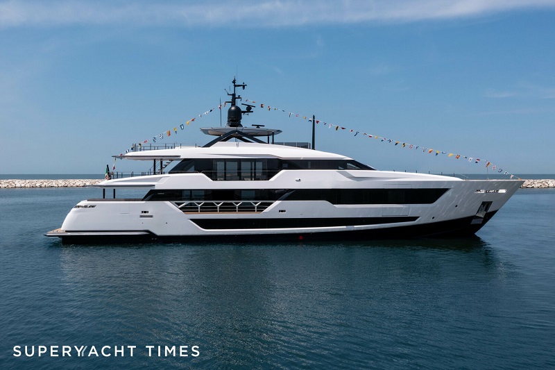 Second 43m Custom Line 140 superyacht launched