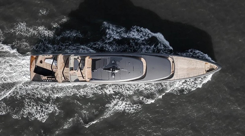 This 276-Foot Hybrid Superyacht Emits 90% Less Carbon Than Gas-Powered Vessels