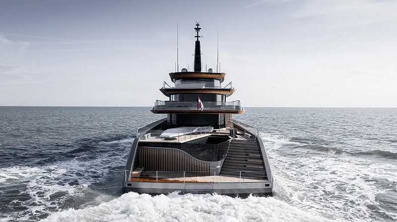 This 276-Foot Hybrid Superyacht Emits 90% Less Carbon Than Gas-Powered Vessels