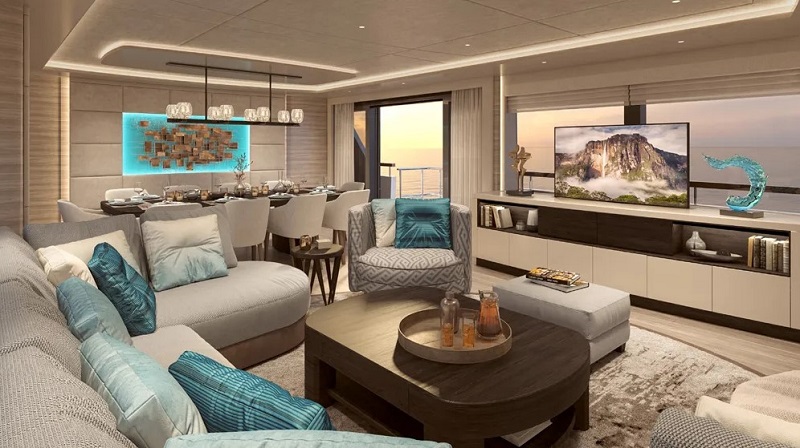 This Splashy Tri-Deck Superyacht Can Be Tailored Exactly to Your Liking Before Delivery in 2026 This Splashy Tri-Deck Superyacht Can Be Tailored Exactly to Your Liking Before Delivery in 2026
