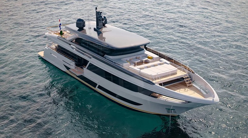 This Splashy Tri-Deck Superyacht Can Be Tailored Exactly to Your Liking Before Delivery in 2026 This Splashy Tri-Deck Superyacht Can Be Tailored Exactly to Your Liking Before Delivery in 2026