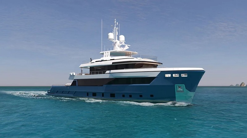This Nifty 146-Foot Explorer Yacht Has a Hidden Crane and Aft Platforms
