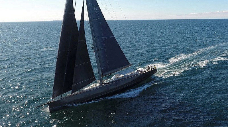 34m Baltic custom sailing yacht Zemi delivered
