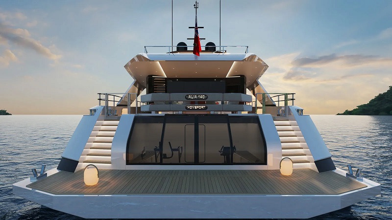 43m Alia Yachts raised pilothouse model sold and in build