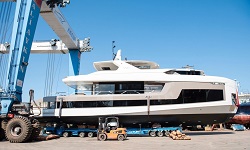 First 28m Mazu 92 DS yacht launched in Turkey