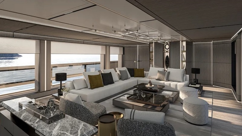 This New 164-Foot Superyacht Looks Like a Private Jet, and That’s No Accident