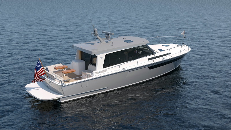 15m BB44 Offshore Express Cruiser Introduced by Boston Boatworks