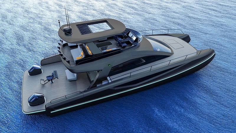 18m Infiniti 60 Powercat Catamaran Revealed by Concept Yachts