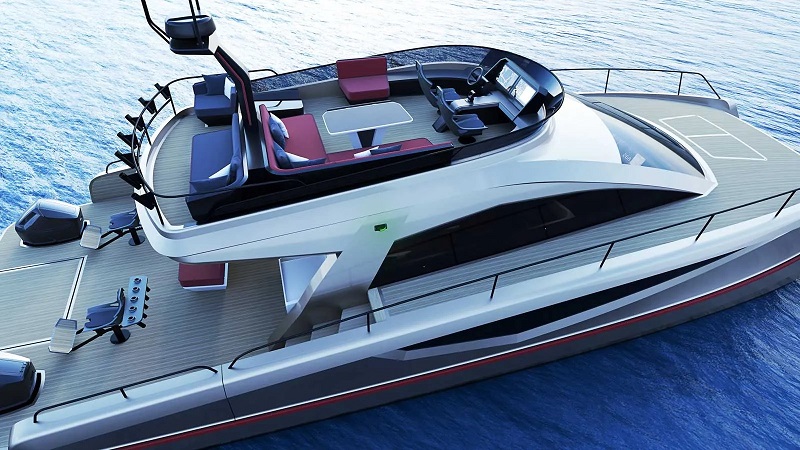 18m Infiniti 60 Powercat Catamaran Revealed by Concept Yachts