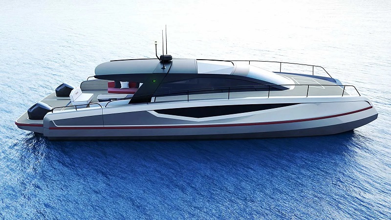 18m Infiniti 60 Powercat Catamaran Revealed by Concept Yachts