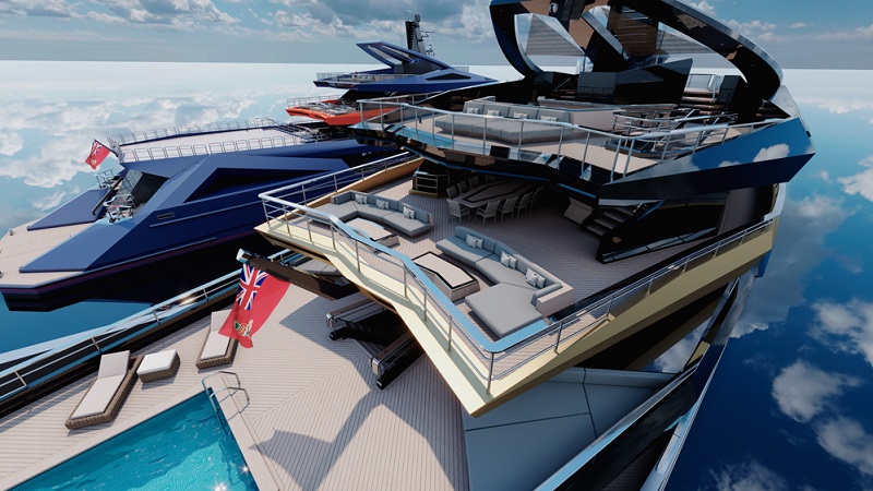 82m Yacht Forge II Revealed by M51 Concepts