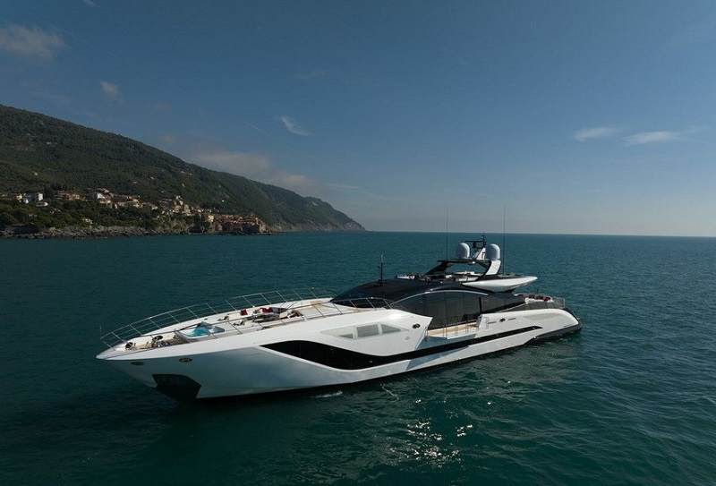 50m Mangusta motor yacht N1 for sale for the first time