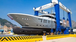 50m Thanuja launched after two-year rebuild at Serenity Yachts