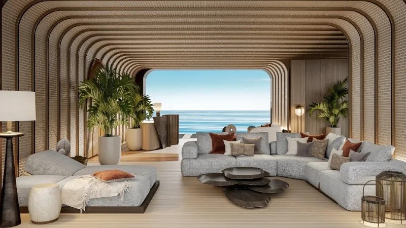 This New 279-Foot Gigayacht Concept Comes With Its Own Revolving Lounge