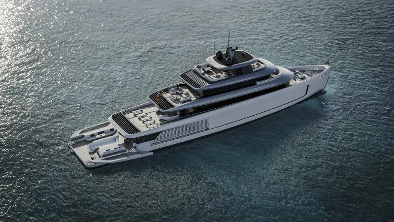 This New 279-Foot Gigayacht Concept Comes With Its Own Revolving Lounge