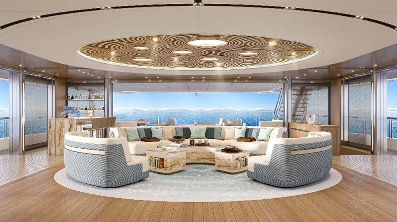 This New 279-Foot Gigayacht Concept Comes With Its Own Revolving Lounge