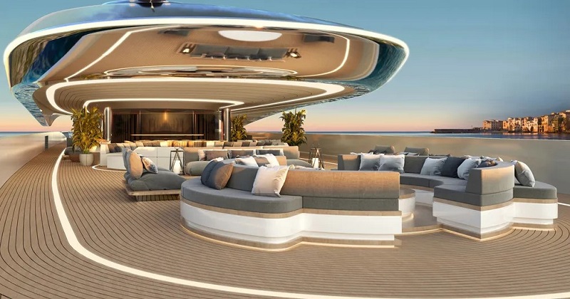 This New 300-Foot Megayacht Aims to Bring Modern Mediterranean Living to the High Seas