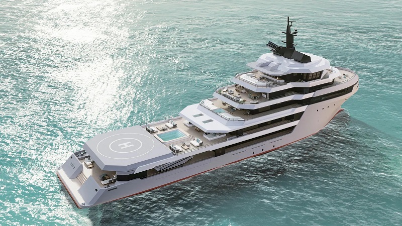 80m Transformed Explorer Kestrel Presented by Bassan and Benedetti