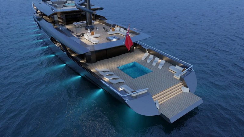 Dixon Yacht Design reveals 71m hybrid concept Juno JR