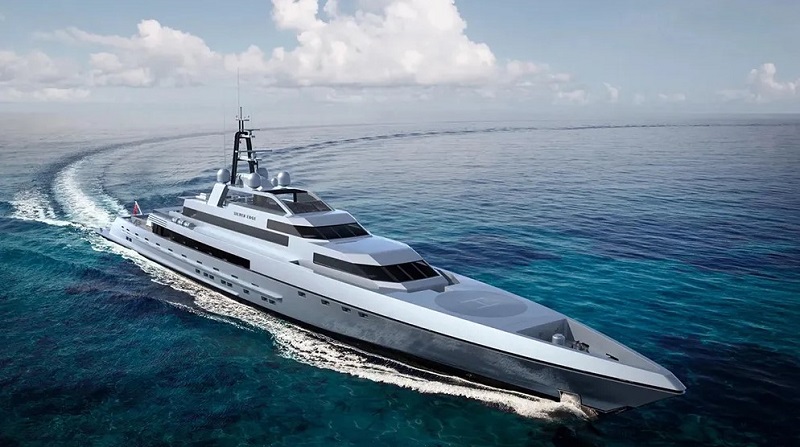 The Interior of This 260-Foot Superyacht Can Take You Into Midnight or White Sand