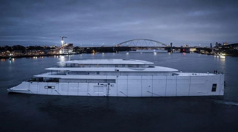 101m Feadship superyacht project 1013 prepares for outfitting