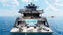 Fat Yacht? This 85-Foot Explorer Goes Extra Wide So You Can Lounge in Spacious Comfort