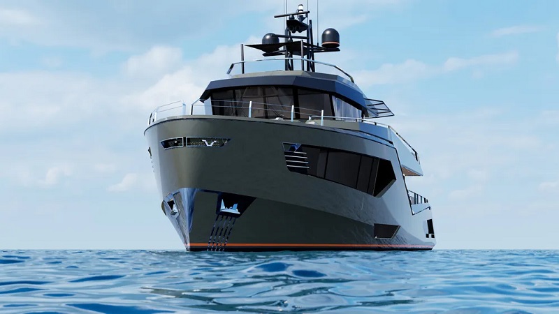 Fat Yacht? This 85-Foot Explorer Goes Extra Wide So You Can Lounge in Spacious Comfort