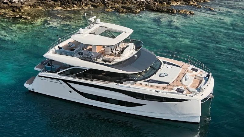 This New 65-Foot Catamaran Is Like a Luxe Villa on the High Seas, and We Took It for a Spin