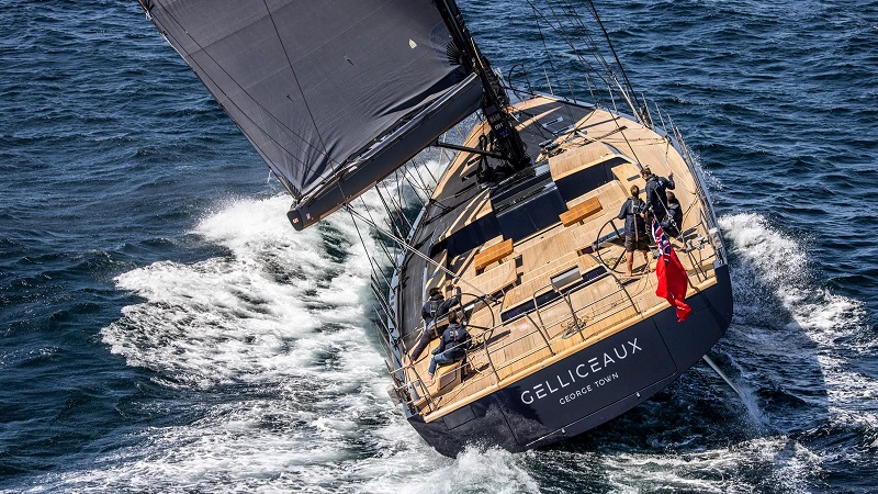 First 36m hybrid SW108 sailing yacht Gelliceaux delivered