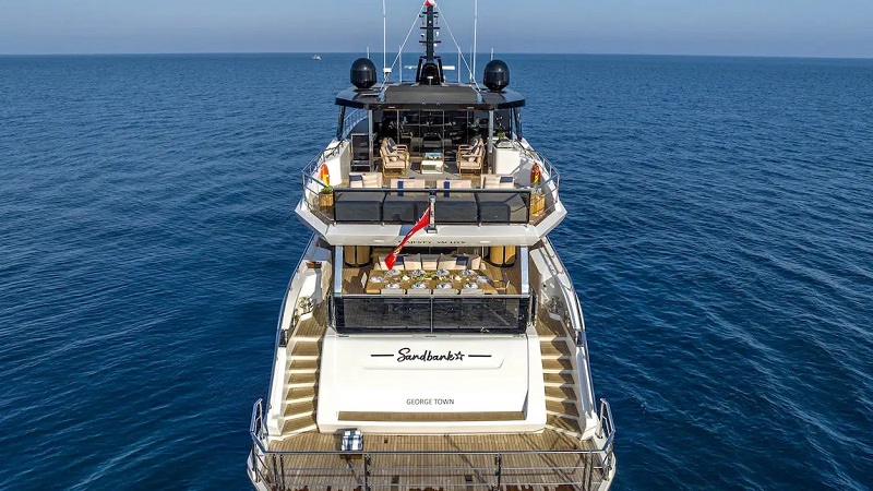 Sandbank 111' Gulf Craft Yacht Hits the Market