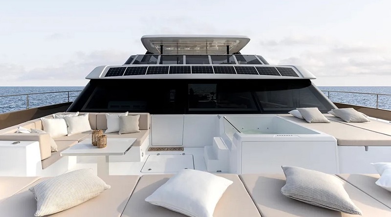 This 80-Foot Electric Catamaran Uses a Solar Skin to Help Replenish Its Energy