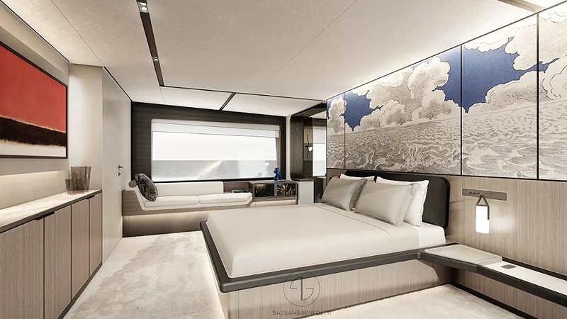 This 107-Foot Superyacht Has Its Own Secret Mini Bar in the Owner’s Suite