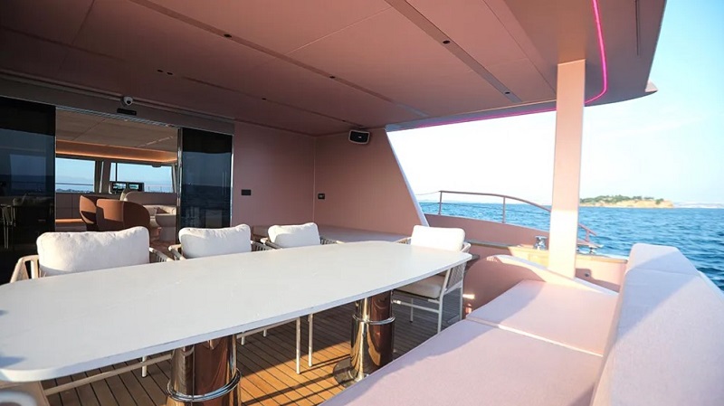 This New 80-Foot Pink Catamaran Might Give Barbie’s ‘Vette a Run for Its Money