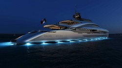 ISA Yachts' 80m Gran Turismo Project Future now under construction