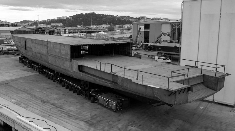 ISA Yachts' 80m Gran Turismo Project Future now under construction