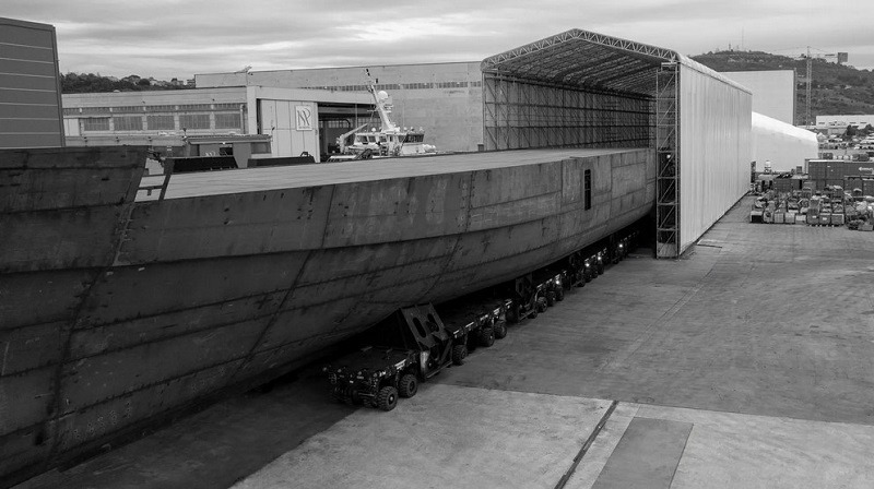 ISA Yachts' 80m Gran Turismo Project Future now under construction