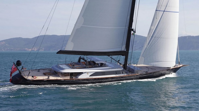 Work well underway on Perini Navi's fourth 60m sailing yacht