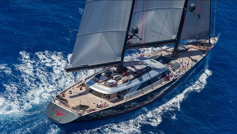 Work well underway on Perini Navi's fourth 60m sailing yacht