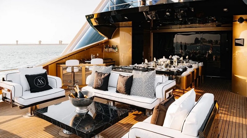 This 136-Foot Superyacht Is Painted Entirely in 24-Karat-Gold Dust