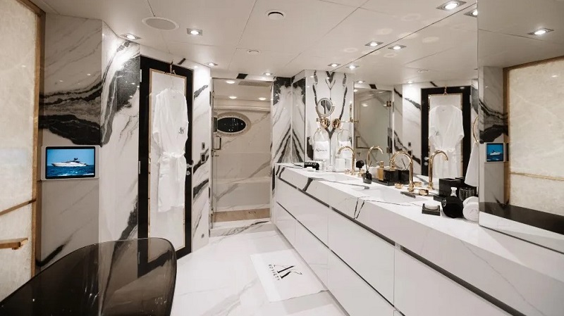 This 136-Foot Superyacht Is Painted Entirely in 24-Karat-Gold Dust