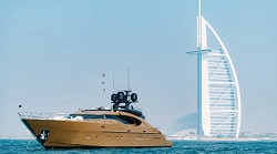 This 136-Foot Superyacht Is Painted Entirely in 24-Karat-Gold Dust